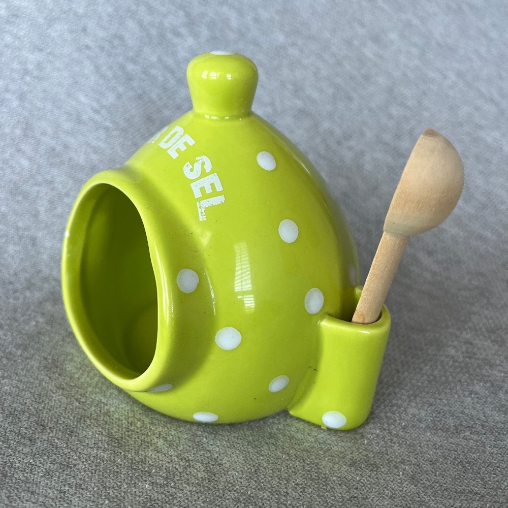 French Ceramic Salt Cellar: BRAND NEW